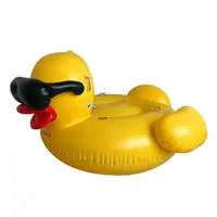 在飛比找momo購物網優惠-【SeasonsBikini】170cm黃色小鴨造型泳圈-1