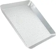 1Pc Aluminum Alloy Pizza Baking Tray Scratch Resistant Baking Tool for Home for Pizza Cakes Bread High Temperature Resistant Easy to Clean