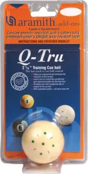 NEW Aramith Q-Tru Training Cue Ball, Great Price! - FREE US SHIPPING
