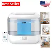 Smart 4L Ultrasonic Humidifier - Voice & App Control, Perfect for Baby Nurseries