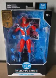 McFarlane Toys DC Multiverse Commander Steel JSA NEW Gold Label Target