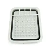 Kitchen Sink Collapsible Caravan Cup Plate Dish Drying Rack - 10L