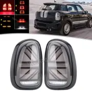 Dynamic Smoked LED Tail Light Lamps for MINI Countryman R60 2010-2016 Union Jack (for: Mini)