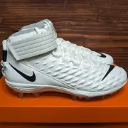 Nike Force Savage Pro 2 White Black Grey Men's 13.5 Football Cleats AH4000-100