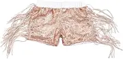 [CHENBAO] Girls Shorts Tessel Sequin Sparkle Short Pants Kids Birthday Party Shorts Summer Dance Concert Halloween Clothes