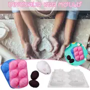 Easter Egg Shaped Silicone Cake Mold 6-Cavity Chocolate Cook Trays DIY Making