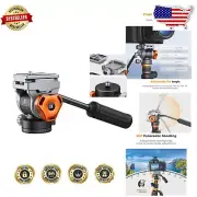 Premium Tripod Fluid Head with Quick-Release, Ideal for Outdoor Photography