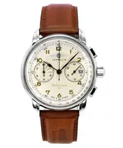 Zeppelin Mediterranee Chronograph Tachymeter Beige Dial Quartz Z96705 Mens Watch
