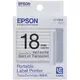 促銷品 LK-5TBW EPSON 標籤帶 (透明底黑字/18mm) C53S655410 適用 LW-200KT/LW-400/LW-500/LW-600P/LW-700/LW-900/LW-1000