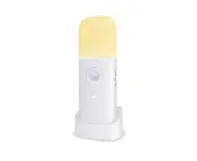 Motion Sensor Night light, Dimmable Night Lights with Brightness Levels, Rechargeable Battery Operated Light - Yellow Light