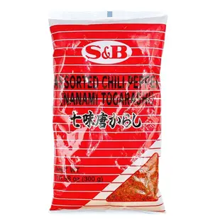 日本S&B七味粉 七味唐辛子粉 唐辛子粉 300G 營業用 拉麵用辣椒粉 日本餐廳專用 S&B 愛思必