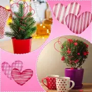 Valentines Day Tree Topper Intertwined Hearts Decoration