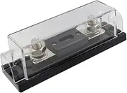 VALICLUD Anl Fuse Block Holder Automotive Fuse Box with Transparent Shell Overload Protection Compatible with Ring Terminal Reliable Amp Breaker for Secure