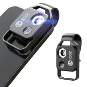 Portable 200X Pocket Phone Microscope with CPL Handheld Lens and LED Light