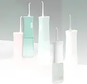 FREEZYMAN Cordless Water Floss Cleaner Cordless Dental Flosser Set of 2 Three-Speed Adjustment Belt 170ml Detachable Water Tank Home Student Travel Magnetic Rechargeable Water Dental Floss 3 Mod