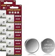 10 Pcs CR1225 3V Lithium Coin Battery Cell Button Batteries Replacement for Vicks Digital Thermometer Medical Devices Car Key Fobs Remote Watches Calculators Battery