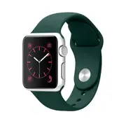 ZUSLAB Apple Watch 7/6/5/4/3/2/SE Band Silicone Strap 42mm 44mm 45mm Green 140mm