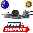 5 Piece Cookware Set Non-stick Frypan Casserole Saucepan Pot Fry Pan Cooking Li*