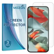 [3 Pack] Google Pixel 9 Pro Clear Screen Protector Film by MEZON – Case Friendly, Shock Absorption (Pixel 9 Pro, Clear)