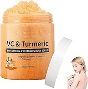 Veenourish Glow Salt Scrub, Glow Salt Scrub, Salt Scrub Body Exfoliator, Turmeric Bath Scrub, Salt Scrub Body Exfoliator, Salt Scrub for Body, Face, Feet (1PC)