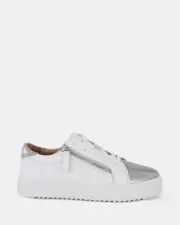 Miss Sofie Lyda/White/silver Womens Sneakers 11