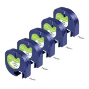 Label Tape Replace for Dymo Label Maker Refills Letratag, 1/2" x 13ft(12mm x