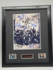 Sons of Anarchy 35 mm Film Cell Display Cast Signed Display Charlie Hunnam