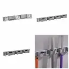 3/4/5 Hooks Mop Storage Shelf Rack Mop Clip Clamp Garden Garage Storage Tool