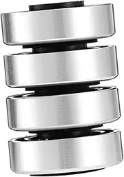 4Pcs Aluminium Alloy Feet Pads for Amplifier Shock-Absorbing Furniture Pads Durable and Practical Feet Cushions for Speakers and Electronics