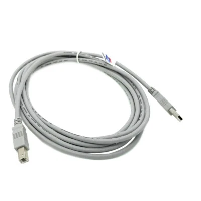 USB Cable WH for HP DESKJET PRINTER 2130 2132 2622 3631 3755 5940 895Cxi 10ft