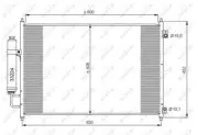 RTG Air Conditioning Condenser Fits Nissan X-Trail 2007-2014 2.0 dCi 2.5