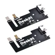 Micro HDMI to HDMI Adapter Board for Raspberry Pi 5 / Pi 4B, Compatible with ...