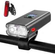 Bike Light Set Rechargeable Water Resistant LED Bicycle Head and Tail Lights
