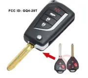 GQ4-29T 89070-02270 Upgrad Flip Remote Key Fob 315MHz G Chip Suitable For TOYOTA