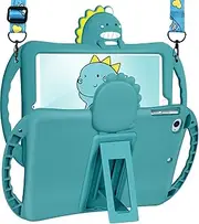 [Wazzasoft] for iPad Mini 4/5 Case 7.9 Inch Girls Boys Cute Kawaii 3D Girly Soft Cartoon Design Women Teens Silicone Cover with Stand + Strap Funda for Apple iPad Mini 5th/4th Gen