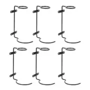 6 Pcs Wall Mounted Wine Rack Stackable Cabinet Wine Rack Tabletop Wine Racks