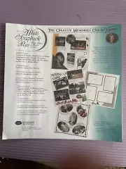Creative Memories 12 x12 WHITE RCM-12S Scrapbook Pages 1999 SEALED Made in USA