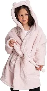[Mad Dog Concepts] Mad Dog Sherpa Girls Indoor Jacket - Kids Plush Wear for Daily Comfort - Ideal for Ages 5-12 Years