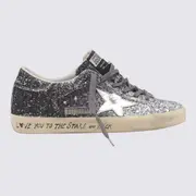 [Golden Goose] Golden Goose-Sneakers Silver/Black-Donna 40