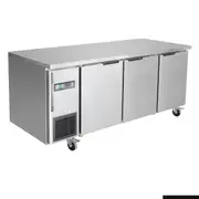 Thermaster Stainless Steel Triple Door Workbench Freezer - Under Bench Freezers (TS1800BT-3D) - TS1800BT-3D