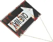 Abaodam Vintage One Way Wooden Hanging Sign Rustic Wall Plaque for Apartment Decor Durable Material Simple Installation Retro Style for Home Decoration