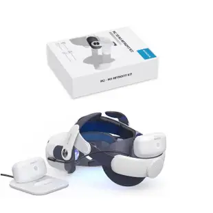 【BOBOVR】BOBOVR M2 Plus雙電池頭戴+M2轉M3 頭戴升級配件包 VR周邊(適用於Meta Quest)