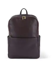 [OiOi] Multitasker Vegan Leather Nappy Backpack in Mulberry