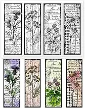 GLOBLELAND Vintage Flower and Text Background Clear Stamps Retro Flower Embossing Stamp Silicone Clear Stamps Seal for DIY Scrapbooking and Card Making Paper Craft Decor