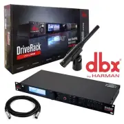 dbx DriveRack VENU360 Loudspeaker Mngt System + RTA-M Microphone + XLR Cable