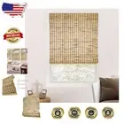 Luxurious Light Filtering Bamboo Shades - Cordless Convenience - 34" W X 64" H