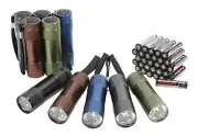 Ozark Trail 9-LED MINI FLASHLIGHT SET OF 6 Colors May Vary