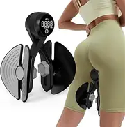 Thigh Master, Kegel Exerciser for Pelvic Floor Muscle, Inner Thigh Exerciser with Counter Rechargeable for Butt, Arm, Leg Workout, 4 Levels Adjustable Resistance