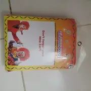 Clown Wig Halloween Accessory One Size Red Color Hair
