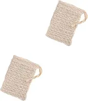 Outanaya 2sets Foaming Net Soap Pouch Drawstring Net for Efficient Bubble Soap 5pcs*2